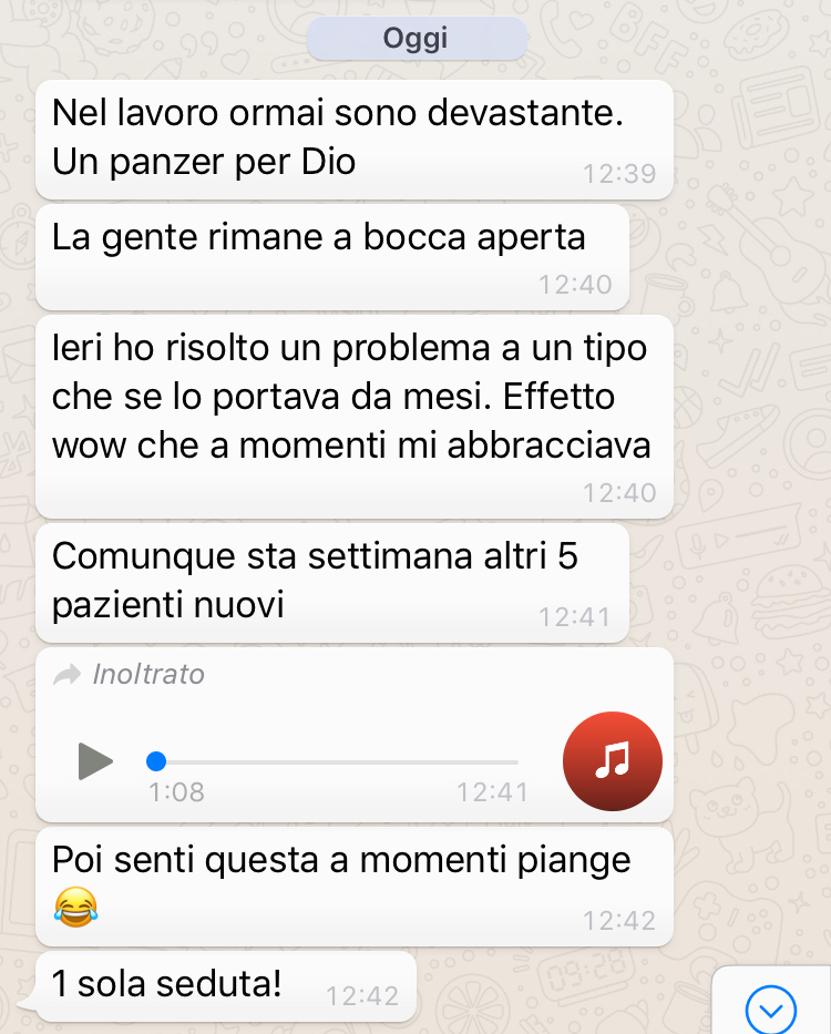 Feedback: devastante nel lavoro, un panzer