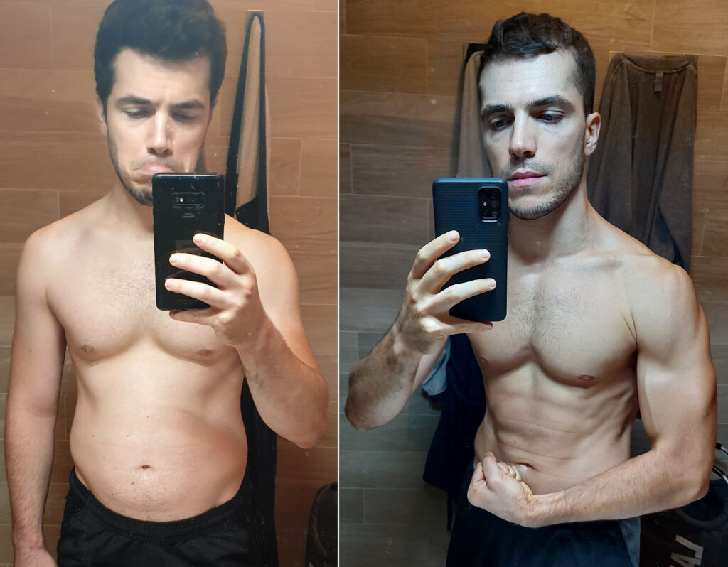 prima 87kg dopo a 75kg in palestra