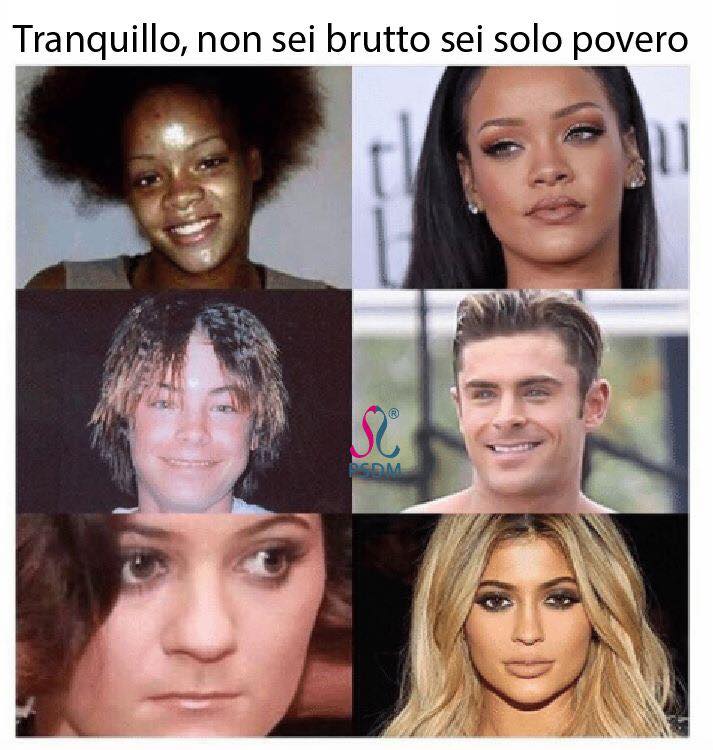 immagine non sei brutto sei povero