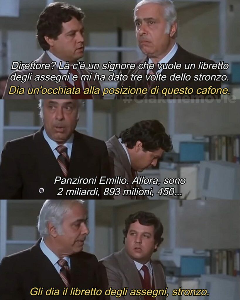 meme divertente su Fantozzi