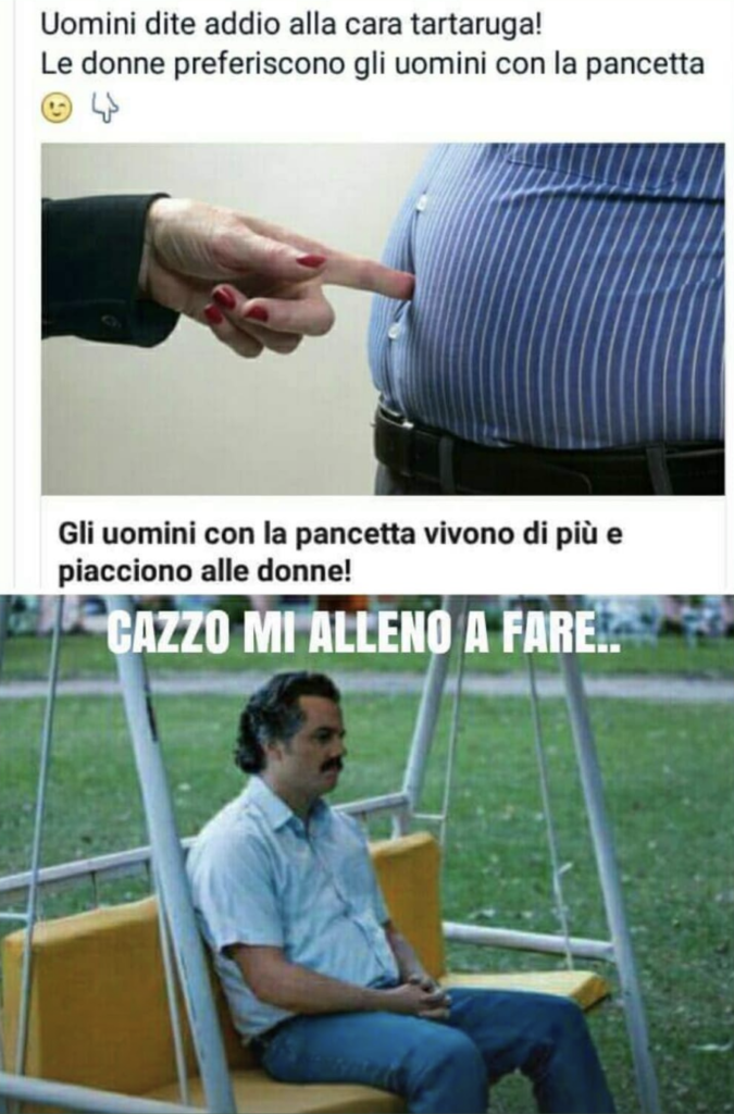 meme sul fatto che i grassi piacciono di più