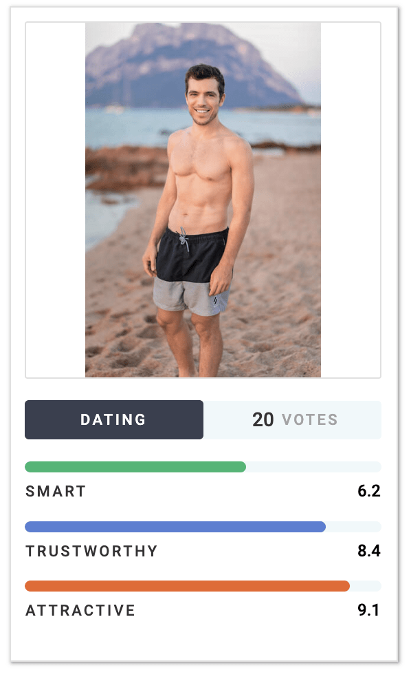 foto al mare fatta decentemente