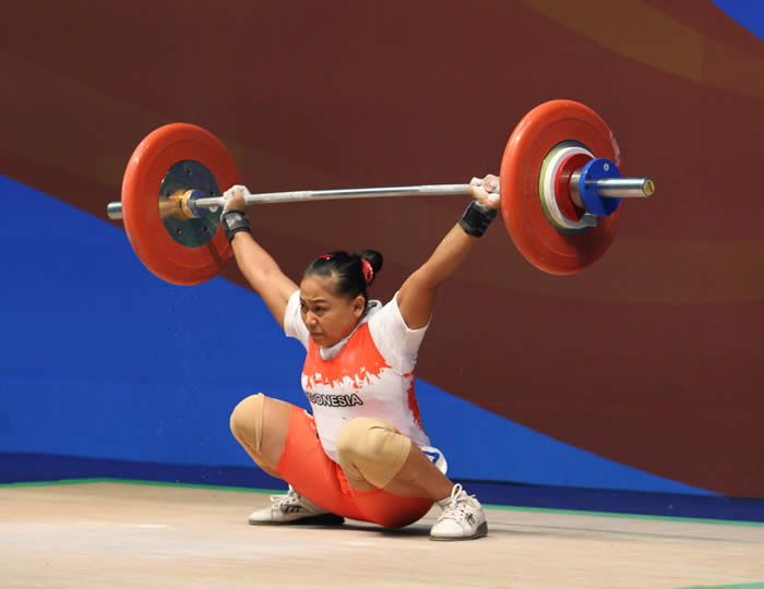 recupero di uno slancio nel weightlifting