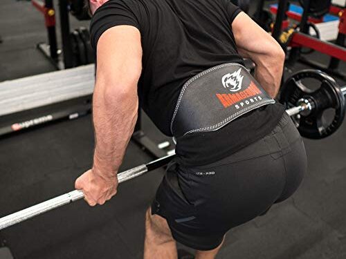 un esempio di cintura inutile per il sollevamento pesi