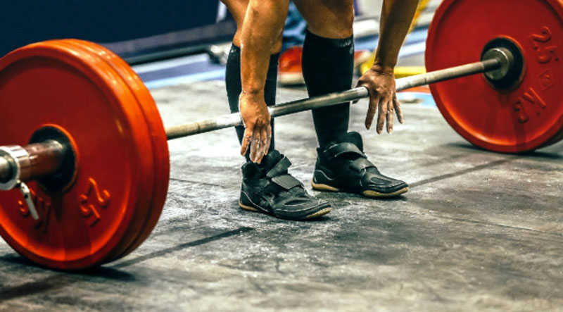 le scarpe nell'allenamento in palestra